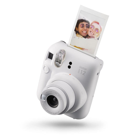 Fujifilm Instax Mini 12 Instant Camera Clay White (Renewed)