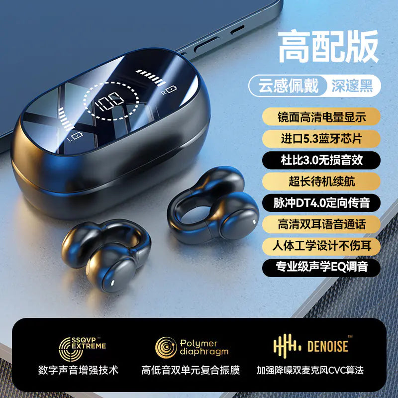 Auriculares Bluetooth de conducción ósea M55 para deporte.