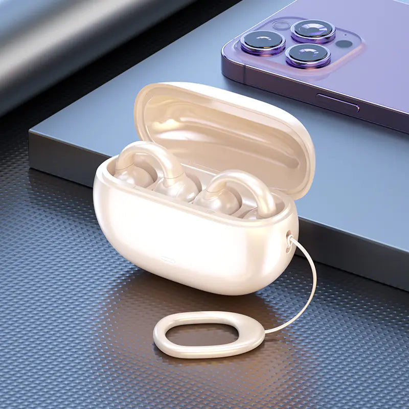 Auriculares Bluetooth de conducción ósea M55 para deporte.