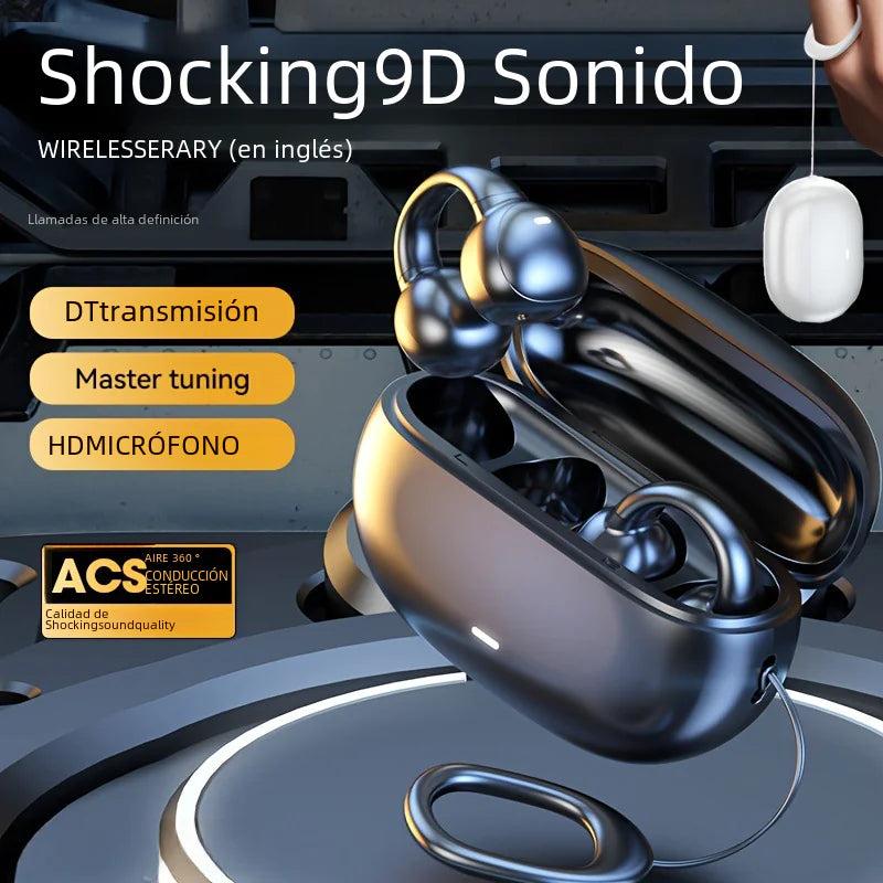 Auriculares Bluetooth de conducción ósea M55 para deporte.