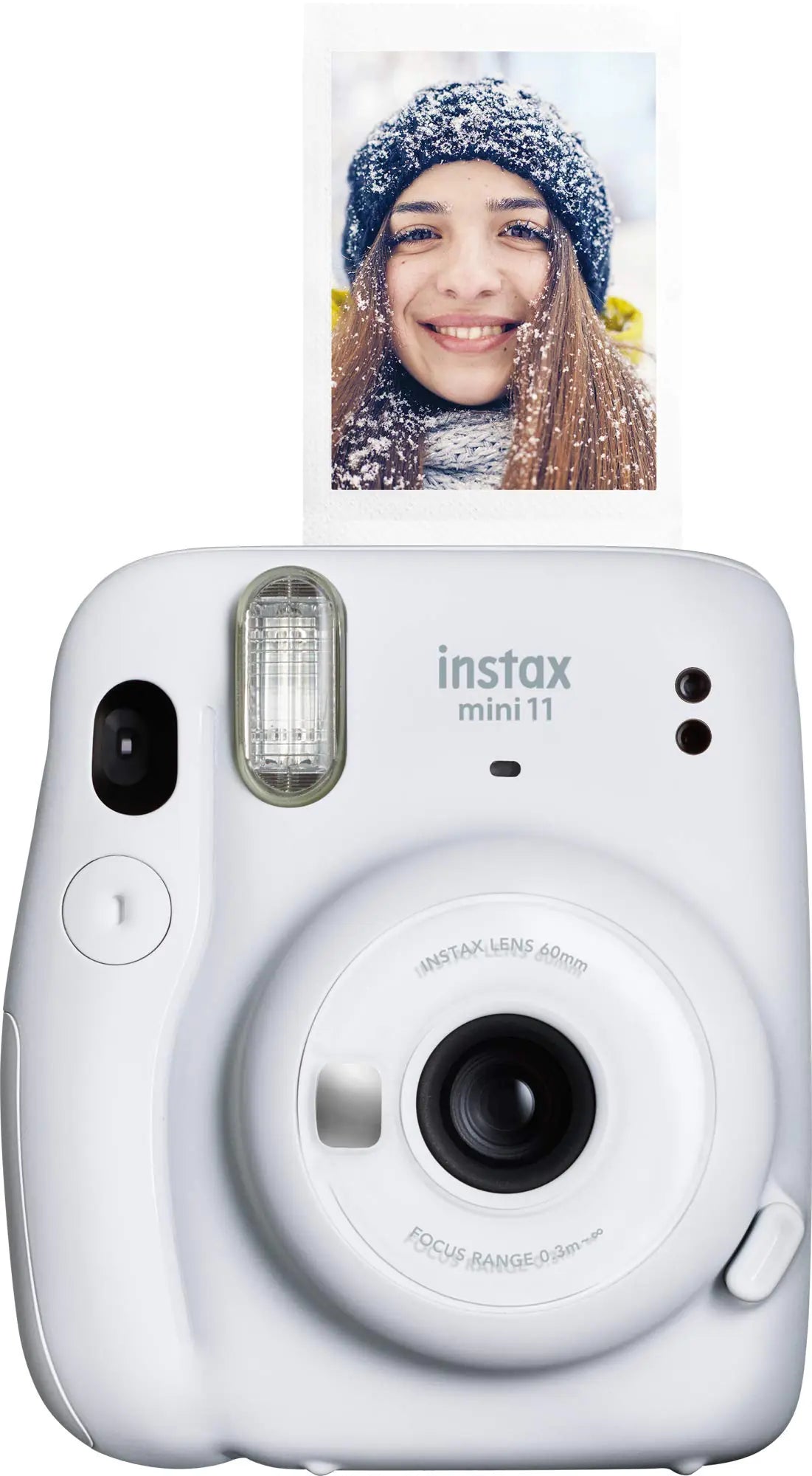 Fujifilm Instax Mini 11 Cámara Instantánea - Ice White 4.8" x 4.2" x 2.6"