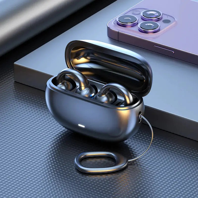 Auriculares Bluetooth de conducción ósea M55 para deporte.